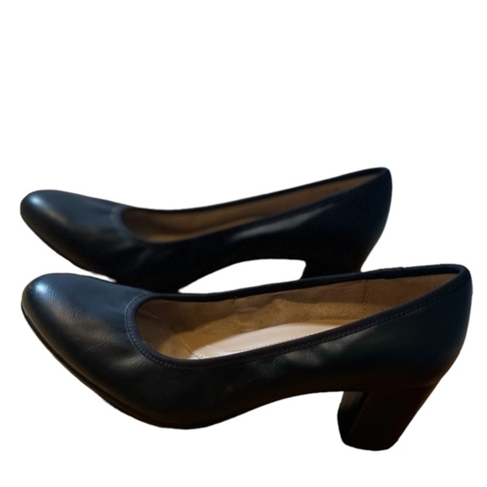 Naturalizer Vegan Leather Naomi Ballet Block Heels, Sold out on QVC,  Size 7.5 - Picture 3 of 10